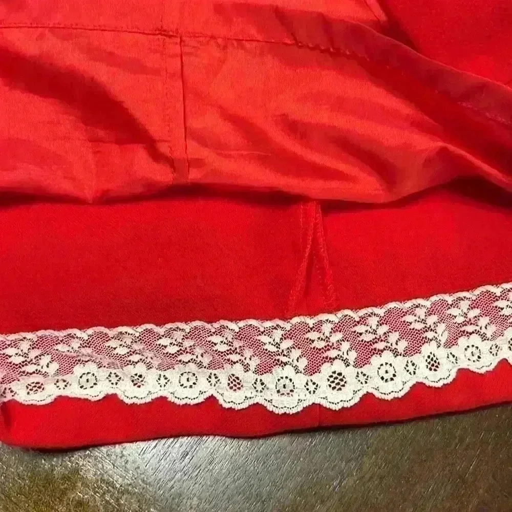 Kate Spade Luna red fluted sleeve wool shift dress - Picture 8 of 13